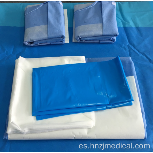 Kit de operación angiográfica quirúrgica desechable